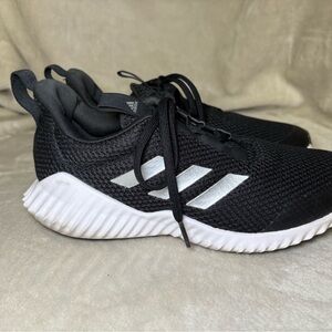 Adidas Black and White FortaRun Sneakers Unisex Kids